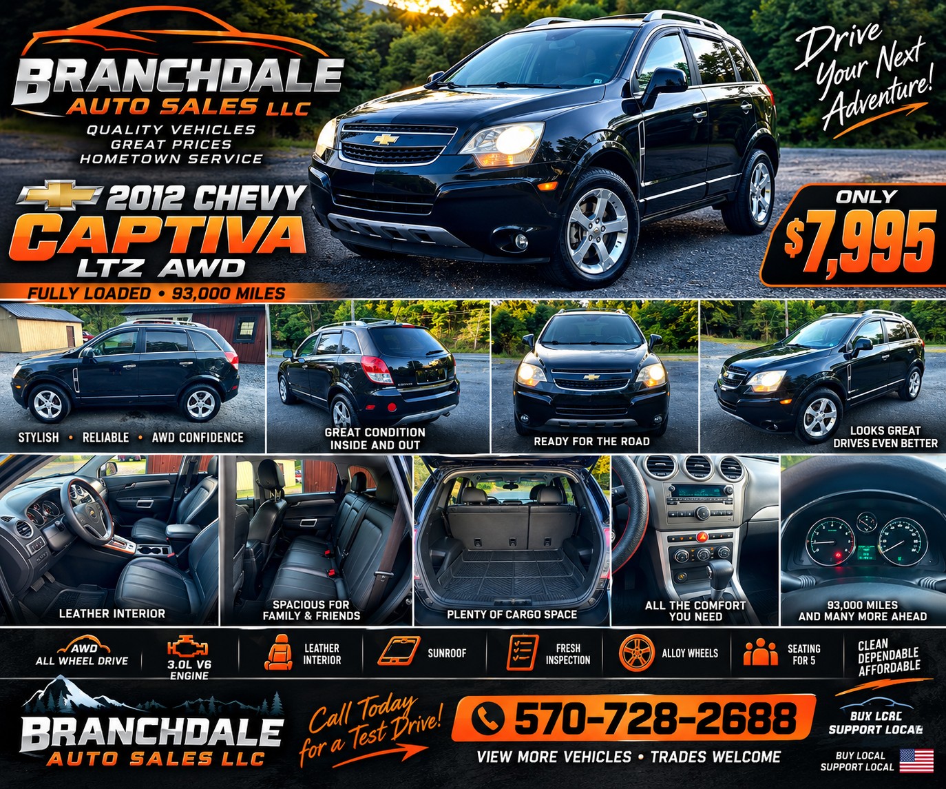2012 Chevrolet Captiva LTZ AWD